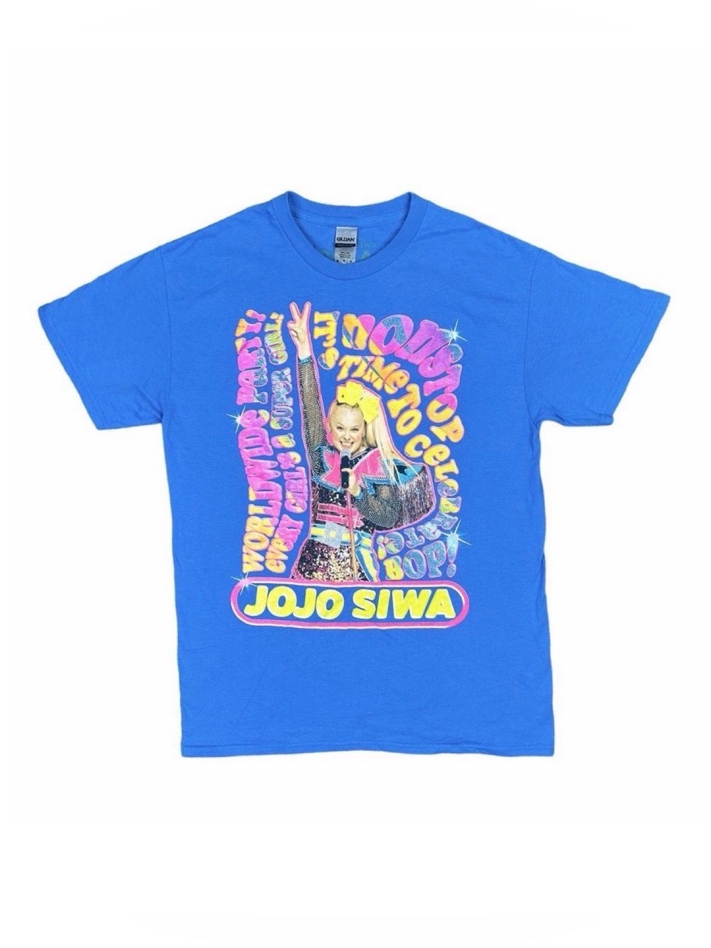 Nickelodeon JoJo Siwa D.R.E.A.M. Tour 2022 Official Merch Crew Neck Tee - Medium